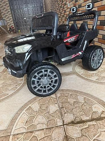 kiridit maşinlar: Uşaq üçün elektrikli minik maşını – off-road stildə, ikiyerli — 2
