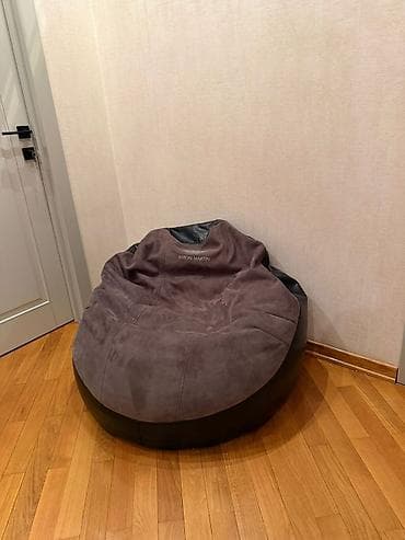 Пуфики: Б/у, Пуфик-кресло, цвет - Черный, Нет кредита, Нет доставки — 2