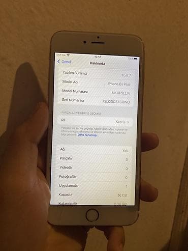 iphone 6s barter: IPhone 6s Plus, 16 GB, Rose Gold, Barmaq izi — 3