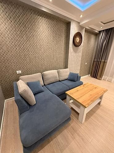 stol ev ucun: Künc divan, İşlənmiş, Açılan, Bazalı — 1