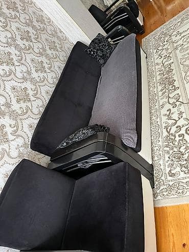 İşlənmiş, Divan, 2 kreslo, Bazalı, Açılan — 1