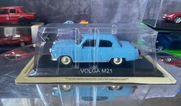 требуются модели для наращивания ресниц: Коллекционная модель GAZ-M21 Volga light blue 1958 Altaya Scale — 1