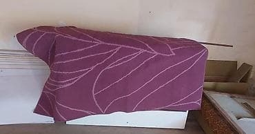 Divan üçün Xovlu rəng - Bənövşəyi Yataq örtüyü