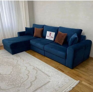 Künc divan, Yeni, Açılan, Bazalı, Vеlur parça, Pulsuz çatdırılma