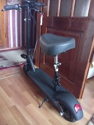 Elektrik nəqliyyatı: Elektrikli skuter – oturacaqla - Güclü ön LED far və arxa reflektor – — 9