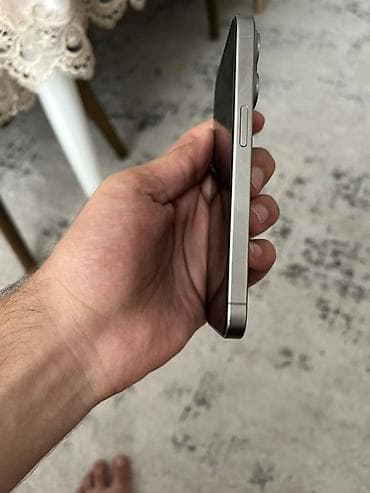 ipad pro m5: IPhone 15 Pro, 128 GB, Natural Titanium, Simsiz şarj, Face ID — 2