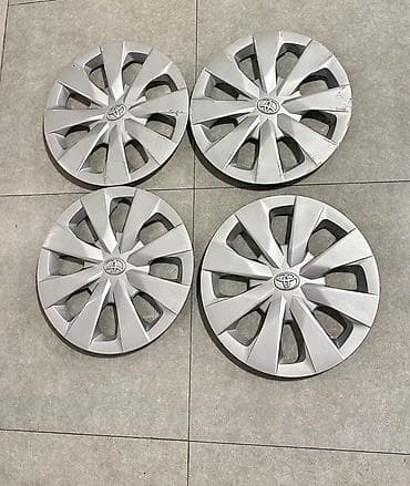 diskilər: Toyota üçün disk və kalpak dəsti - 4 ədəd polad disk: qara rəng, 5 — 1