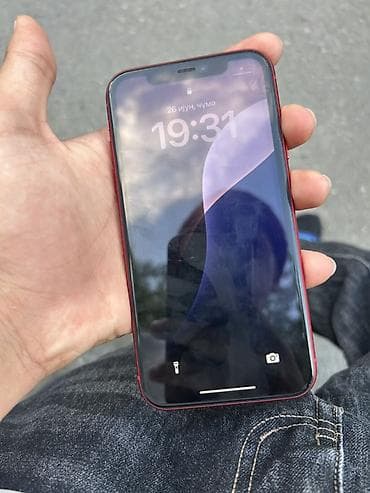 Техника и электроника: IPhone 11, 64 ГБ, Красный, Face ID — 1