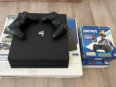 PlayStation (PS) 4 Pro 1 TB + 2 original joystik 550 AZN. Karobkalari lalafo.az -da PlayStation (PS) 4 Pro 1 TB + 2 original joystik 550 AZN. Karobkalari