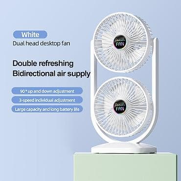 ventil: Masaüstü 2 Başlı Sərinkeş Double Coolness Dual Fan . ❄️ Sərinlik artıq — 3