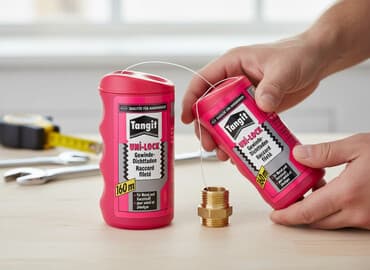 intex kley: Tangit Uni-Lock markalı, çəhrayı rəngli silindrik qablaşdırmada olan — 1