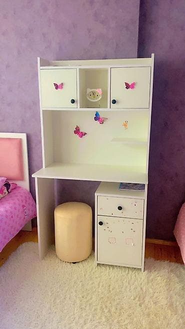 jurnalnı masa: Oğlan və qız üçün, Siyirməli, Yazı masası, Stulsuz — 1