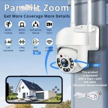 müşahide kamerası: 📷 Wi-Fi Smart Xarici Təhlükəsizlik Kamerası – Yeni ✔️ 1080P Full HD — 6
