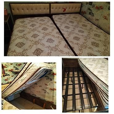 guzgu mebel: Gulara*M2 eded bazali matrasli çarpayi(Embawood)biri 160azn. matras — 1