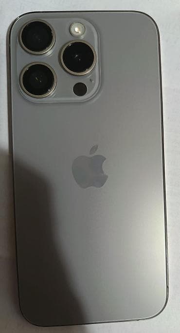 ikinci el xaladenik: IPhone 15 Pro, 128 GB, Black Titanium, Face ID — 10