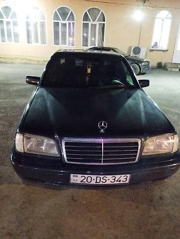 maşın opel: Mercedes-Benz C240 sedan - Kuzov: W202 sedan, qara rəng - Mühərrik — 1