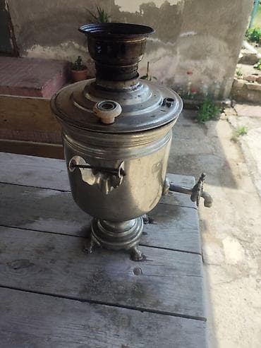 Samovarlar: İşlənmiş Od Samovar, 5 l, Ünvandan götürmə, Ödənişli çatdırılma — 1