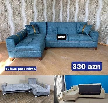 Künc divan – çevrilə bilən model - L-şəkilli künc divan, iki