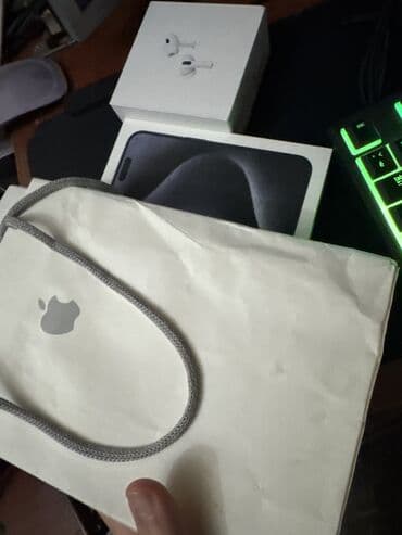 Apple iPhone: IPhone 15 Pro, 128 GB, Blue Titanium, Barmaq izi, Face ID, Sənədlərlə — 8