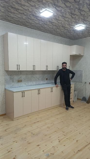 Sifarişlə mətbəx dəsti, Özü çəkən petlələr, MDF, Kredit var, Pulsuz çatdırılma lalafo.az -da Sifarişlə mətbəx dəsti, Özü çəkən petlələr, MDF, Kredit var, Pulsuz çatdırılma