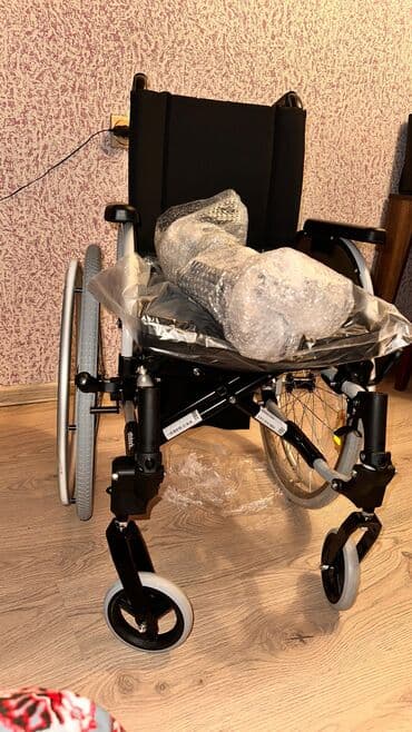 əl arabası qiyməti: Mexaniki əlil arabası - Yüngül, möhkəm alüminium/pöz̧öl çərçivə - — 3