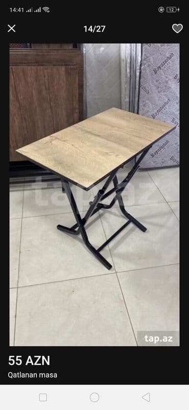 işci masası: Yeni, Açılan, Laminat, Dördbucaq masa — 18