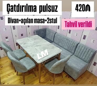 Künc divan, Mətbəx üçün, Açılan