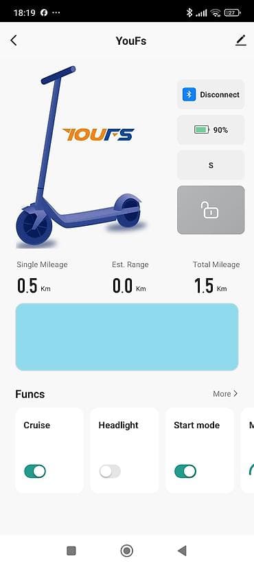 nərd daşları: Elektrik skuter iPhone ilə barter - Brend/model: YouFs (mobil — 4