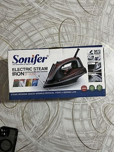 Audio: Bu məhsul: Sonifer elektrik buxarlı ütü Xüsusiyyətlər: - Güc: 2200W — 5