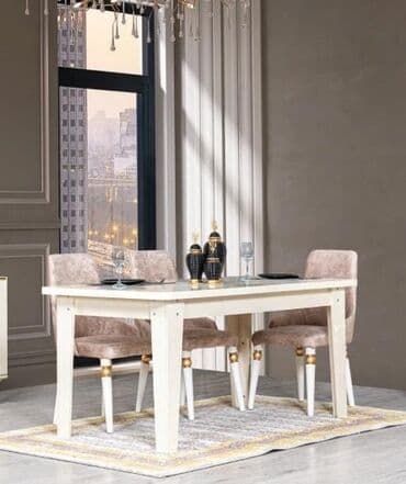 stol üçün döşək: Qonaq masası, Yeni, Açılmayan, Laminat, Dördbucaq masa — 1