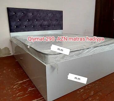 divan çarpayı: Yeni, İkinəfərlik çarpayı, Bazasız, Matras ilə, Siyirməsiz, Azərbaycan — 2