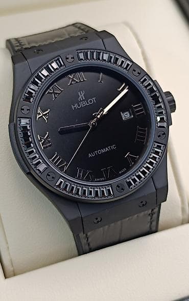 Сумки: Наручные часы, Hublot, цвет - Черный — 3