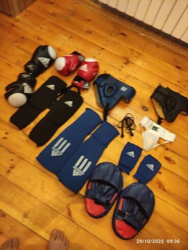 Boks və döyüş idmanı üçün tam dəst – Adidas və digər brendlər Dəstdə