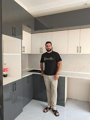 Mətbəx mebeli – layihə və quraşdırma xidməti - Müasir L şəklində lalafo.az -da Mətbəx mebeli – layihə və quraşdırma xidməti - Müasir L şəklində