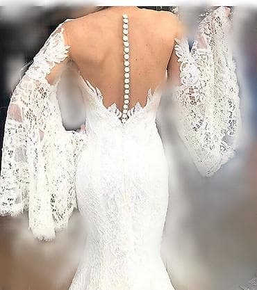 Toy paltarları: Öz gəlinlk paltari satiram! 5saat geyinilib. Ximçistka olunub, mokvada — 4