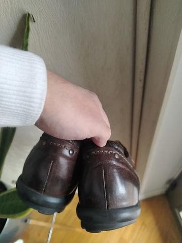 Səndəl və şəp-şüplər: Məhsul: Kişi dəri ayaqqabısı (bağlı, gündəlik) - Material: təbii dəri — 9