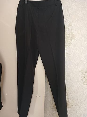 Digər kişi geyimləri: Klassik xanim salvari – qara rəng. koton - Kəsim: düz, azca daralan — 4