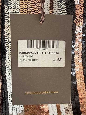 banan şalvar: Brend: Simona Corsellini, İtaliya. 
Orijinal. S ölçü — 6