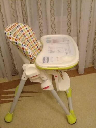 qidalandırmaq üçün uşaq stul yelləncək: İdeal vəziyyətdədi. Səliqəli istifadə olunub. Chicco firmasının — 3