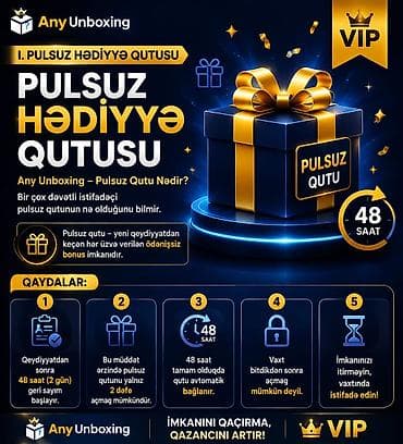 Резюме: Any Unboxing – mobil platforma və tətbiq Xidmətin mahiyyəti: - — 2