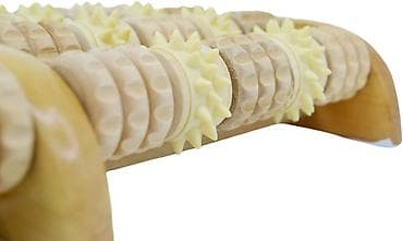 massager: Ayaqlar üçün taxta rolikli massajor (akupunktur effektli) ​Ağır iş — 5