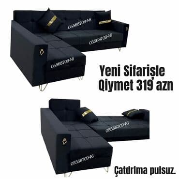tek divan modelleri: Künc divan, Qonaq otağı üçün, Parça, Bazalı, Açılan, Kitab — 2