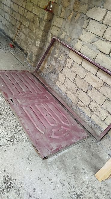 seyf qapi 2ci el: Dəmir giriş qapısı - Material: qalın metal vərəq, möhkəm dəmir karkas — 4