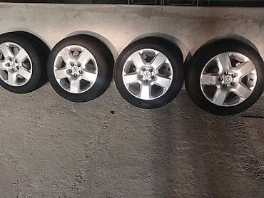 16 şam disk: Opel original 5 kollu yüngül lehimli disklər və şin komplekti - — 3