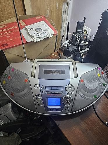 muzikalni çentr: Музыкальный центр Panasonic RX- ES27. Магнитофон, CD, radio AM/FM — 2