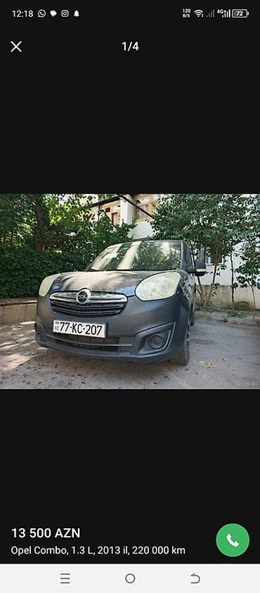 generator 8 kva: Opel Combo: 1.3 l | 2013 il 220000 km Van body type — 7
