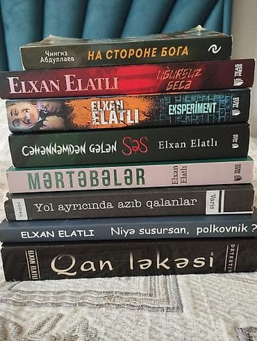 Художественная литература: Kitab dəsti – detektiv və romanlar (9 ədəd) Məzmun: - Çingiz — 1