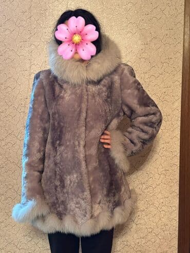 suni kurk: Kürk, One size, rəng - Bənövşəyi — 1