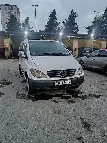 mini canqan: Mercedes-Benz Vito 111 CDI, ağ rəng, dizel miniven. Xüsusiyyətlər: - — 6