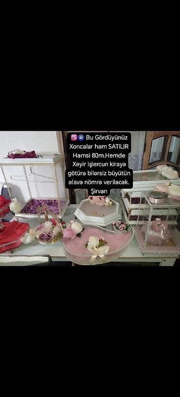 xonça qabları: Xonça və nişan dəsti – satış və icarə • Şəkillərdə gördüyünüz — 1